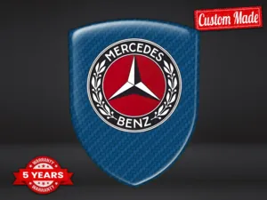Mercedes Autoemblem Hochwertig Professionell Anpassbar